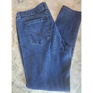 18  Rock 47 wrangler western ultra low rise skinny medium wash jeans Sz 31x31